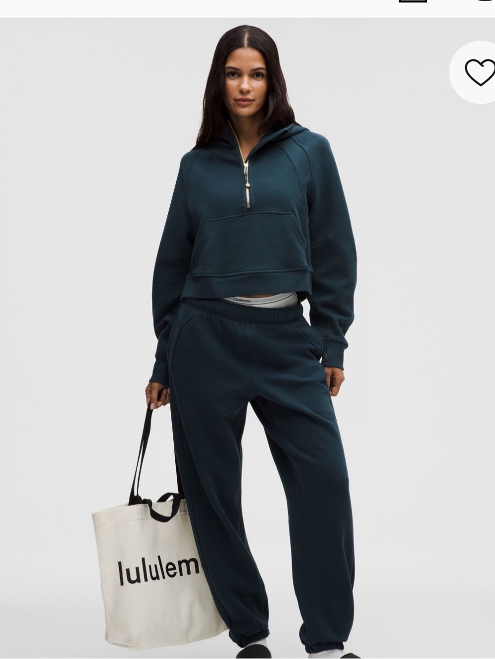 Lululemon Scuba Oversized Half-Zip Hoodie - Navy